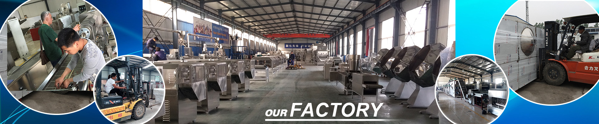 snack food making machine factory