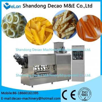 automatic stainless steel extruded fried crispy bugles 3d pellet snack machine manufacturer