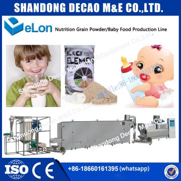 nutrition black rice powder instant baby food making machine processing line