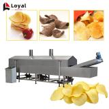 Industrial 100kg per hour french fries  frying machine factory price