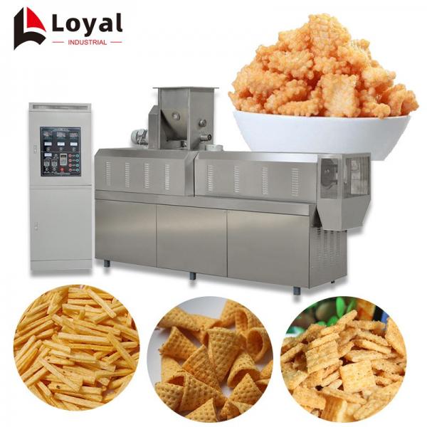 2d / 3d wheat/ potato based snack pellet machinery extruder processing line #1 image