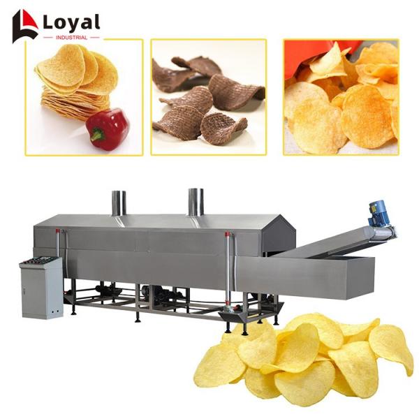 Industrial 100kg per hour french fries  frying machine factory price #1 image