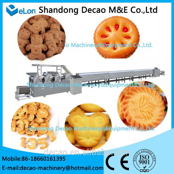 150-200kg/h Automatic wide output range small biscuit making machine #2 image
