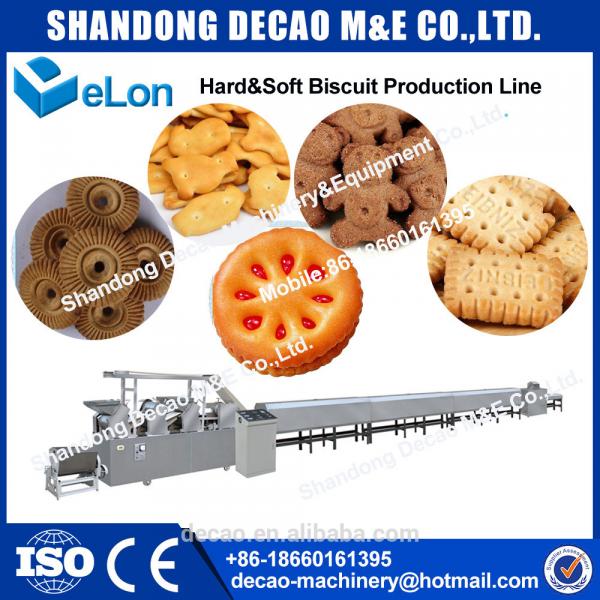 150-200kg/h Automatic wide output range small biscuit making machine #4 image