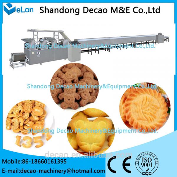 150-200kg/h Automatic wide output range small biscuit making machine #5 image